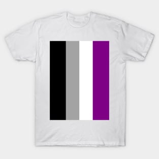 Proud Asexual Pride Flag (Proud LGBTQ+ Community Pride Flag) T-Shirt